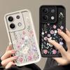 Color Flower Pattern Soft Matte Phone Case For Xiaomi 14T 13T Poco F6 X6 Pro Redmi Note 14 Pro 13 12 11 10 TPU Shockproof Lens Protection Bumper Cover