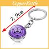 Naruto Sharingan Keyring Featuring Sharingan Design And Zinc Alloy Material For Collectors
