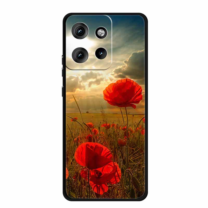 Чехол для Moto Edge 50 Neo Роскошные мягкие силиконовые чехлы из ТПУ для Motorola Edge 50 Neo Moto S50 5G Ударопрочный чехол с рисунком сердца Fundas