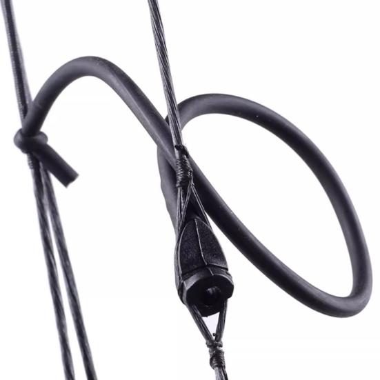 Резиновая трубка для тетивы блочного лука, смотровое отверстие для тетивы, трубка для прицеливания для стрельбы из лука, аксессуары для охоты и стрельбы