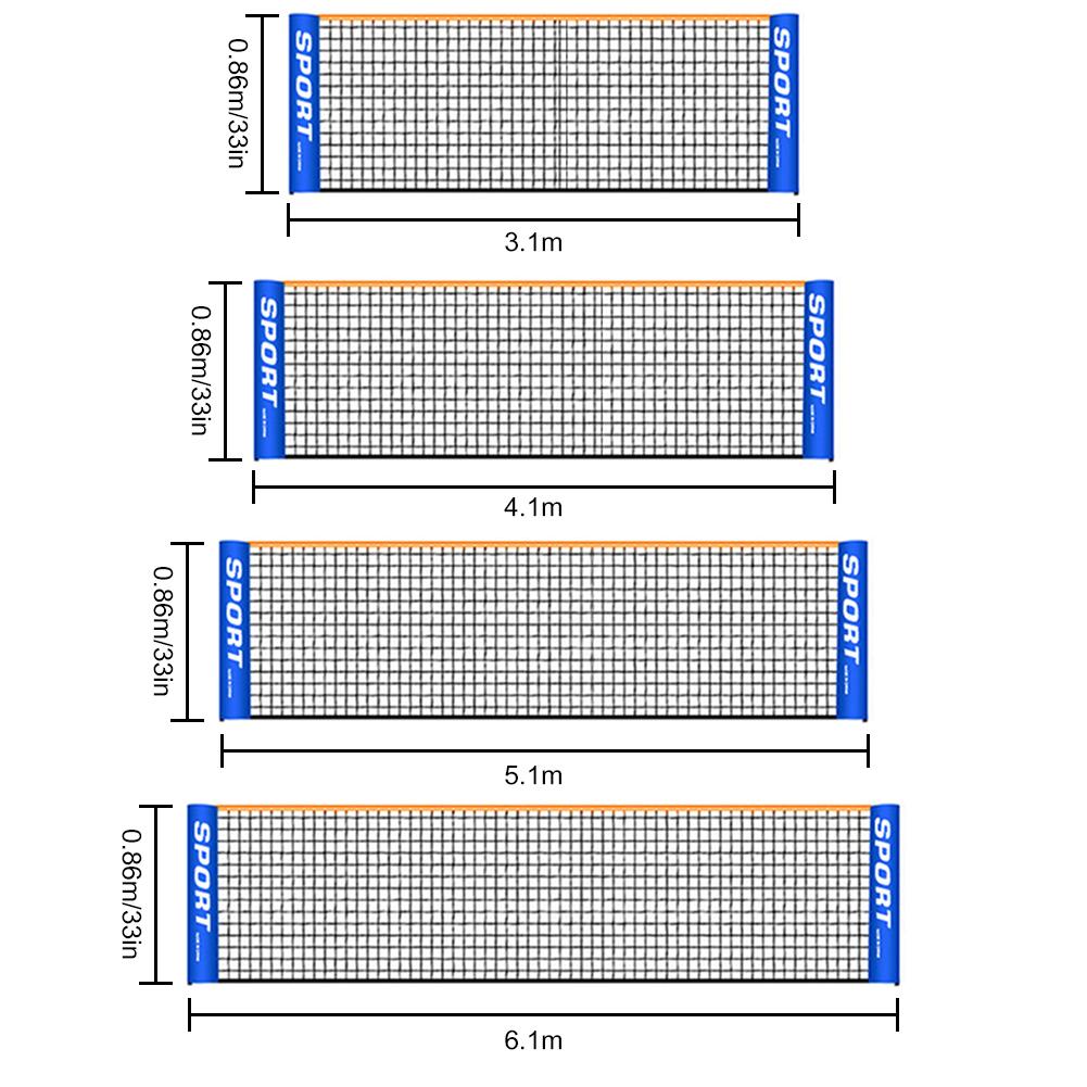 Портативная Складная Стандартная Профессиональная Бадминтонная Сетка Волейбольные Теннисные Сетки Сетка