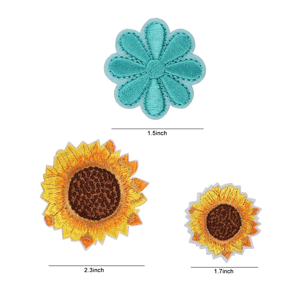 30 шт., железные наклейки, пришивные наклейки, смешанная вышивка, тканевые наклейки, декоративные аксессуары