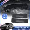 Для Toyota Sienna XL40 LE 2024 2024 2024 Крышка воздухозаборника Под задними сиденьями Вентиляция кондиционера Аксессуары для интерьера