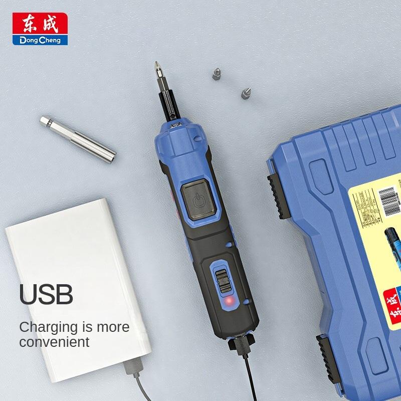 Dongcheng Electric Screwdriver Electric Batch DCPL03-5 Driver Перезаряжаемая маленькая электрическая отвертка Электрическая отвертка