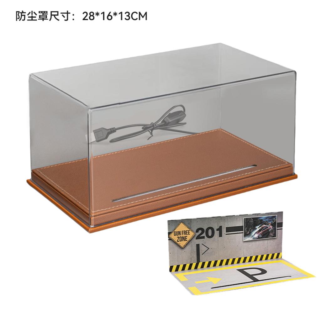 1:24 1:32 Scale Lighting Parking Lot Assembly Toy Diecast Alloy Model Car Garage DIY Scene Collection Display Toy Children Gift