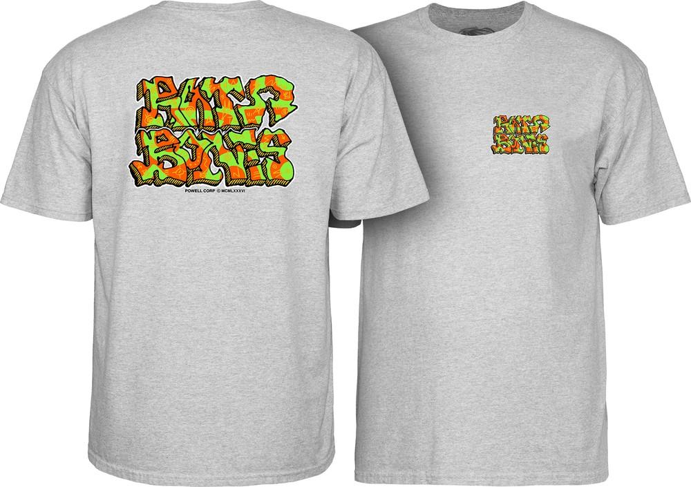 Powell Peralta RAT BONES GRAFFITI LOGO Skateboard T Shirt SPORT GREY Unisex T-Shirt
