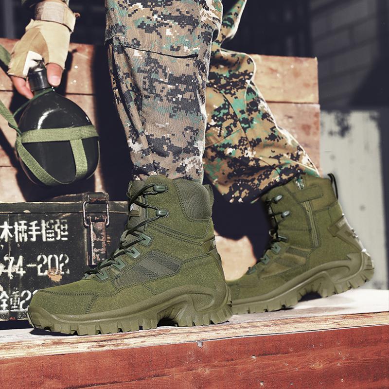 Мужские пустынные военные ботинки, нескользящие тактические ботинки для походов по пустыне, ботинки для охоты, мужские ботинки