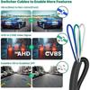 1080P AHD/CVBS Car Rear/Front/Side View Camera Kit - Night Vision Backup Cam with Parking Guide Mirror