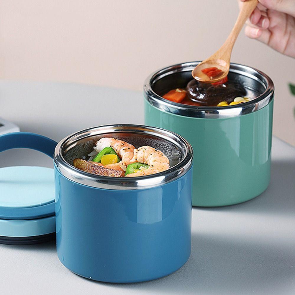 Leakproof Food Warmer Container Stainless Steel Thermo Bowl Portable Bento Box  Office
