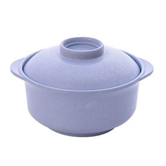 Безопасная миска для лапши быстрого приготовления. Термостойкая, легко очищаемая, небьющаяся, легкая миска с ручкой.