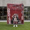 Custom Size Anime Woven Blanket Soft Home Cover Blanket for Couch Bed and Chair