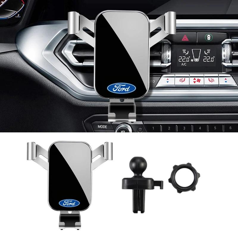 ABS Car Phone Holder 360 Rotation Gravity Auto Grip Bracket For Ford Focus Mustang Fiesta Puma Ranger Kuga MK7 MAX F150 Mondeo HNQJR1