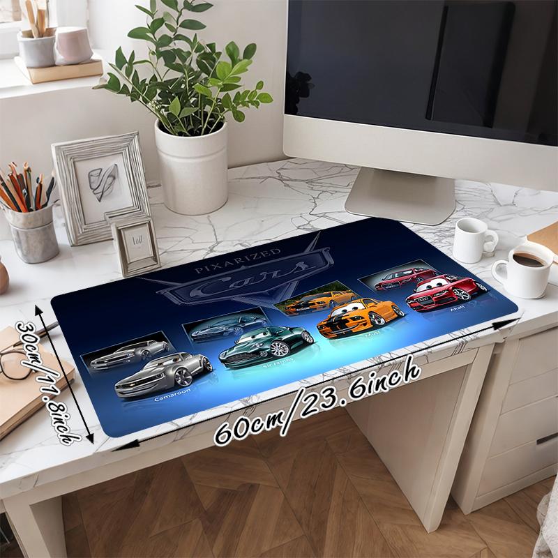 1Pc Pixar Cars Collection Gaming Mouse Pad Keyboard Desk Mat Non-slip Rubber Lock Edge Waterproof Computer Mousepad for Office Home Decor Y1109