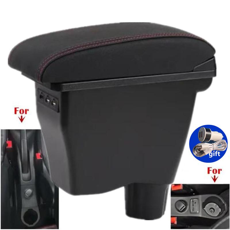 For Smart Fortwo Armrest box for Mercedes New Smart 453 Fortwo Forfour Car Armrest Storage box 2015-2018 Retrofit Car Accessorie