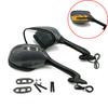 Боковые зеркала заднего вида LED для SUZUKI GSXR 600 750 2006-2015 / GSXR 1000 2005-2015 K5 K6 K7 K8 K9 2010 2011 Светодиодная сигнальная лампа