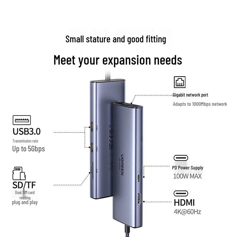 Ugreen Док-станция USB-C Thunderbolt 4