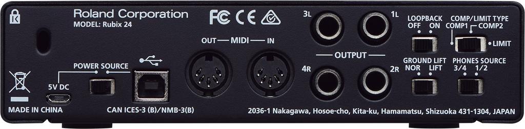 Roland USB Audio Interface Rubix24