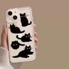 Мультяшный Милый Чехол-Котик для Samusng Galaxy S25 Ultra 5G S24 S22 S23 Plus Ultra S20 S21 FE A16 A54 A55 A35 A34 A53 A14 A32 Чехол