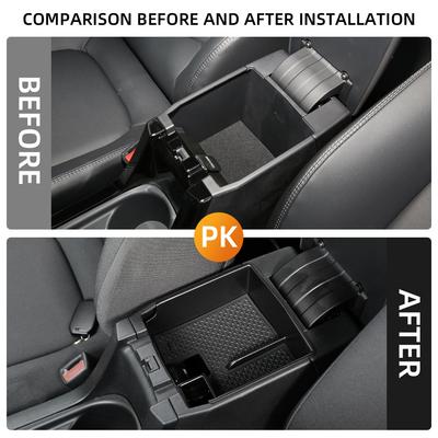 Для Toyota Corolla E210 2019 2020 2025 2025 2025 Ящик для хранения в центральном подлокотнике Органайзер для консоли Контейнеры Лоток Аксессуары