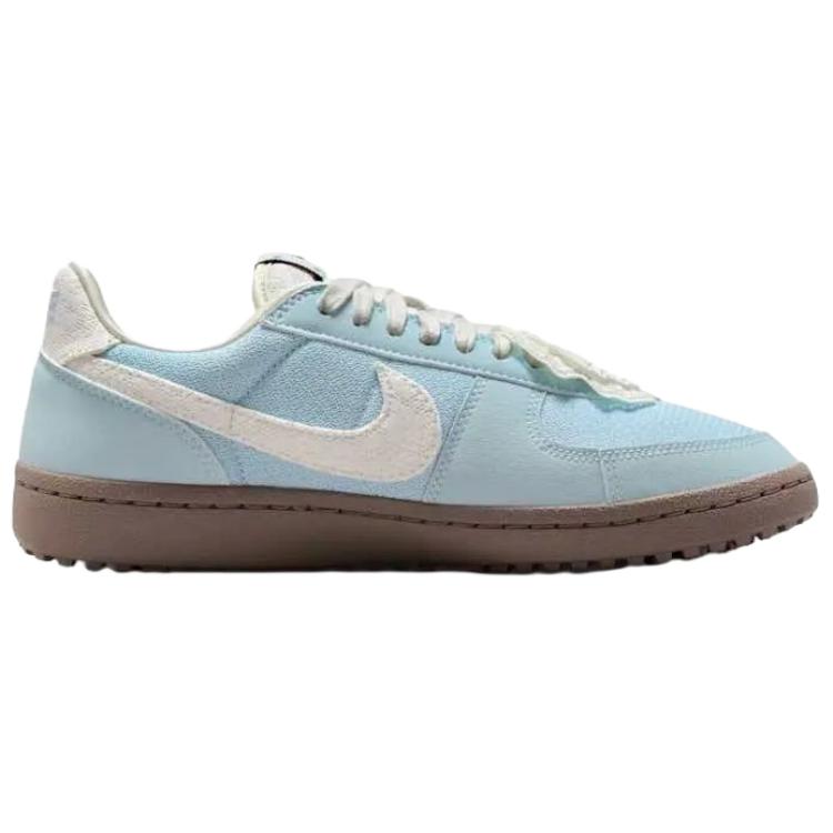 Nike Field General 82 Небесно-голубые вязаные женские кроссовки цвета норки и мягкого жемчуга IH7350-402