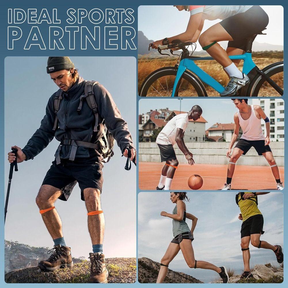 Силиконовые наколенники для сухожилий надколенника, поддержка колена, фиксированная защита, спортивная поддержка колена, гибкий уход за коленом, наколенник, ремень для надколенника