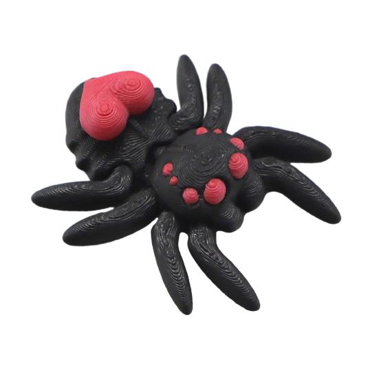 Yousheng 3D Printed Spider Ornament Mini Spider with Movable Joints Colorful Spider Fidget Toy for Kids And Adults Party Favors