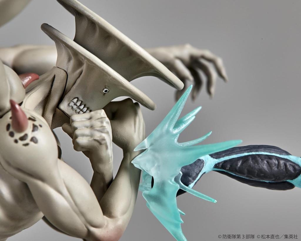 Kaiyodo Anime Kaiju 8 Kaiju 9 масштаб ПВХ окрашенная готовая фигурка "Kaiju No. 8" Нет. против. нет. 1/18