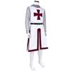 Medieval Knight Cosplay Costume With Polyester Fabric For Game Anime Roleplaying