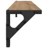 Wall Shelves 2 pcs Artisan Oak 80 x 15 x 15.5 cm Wood Based Material