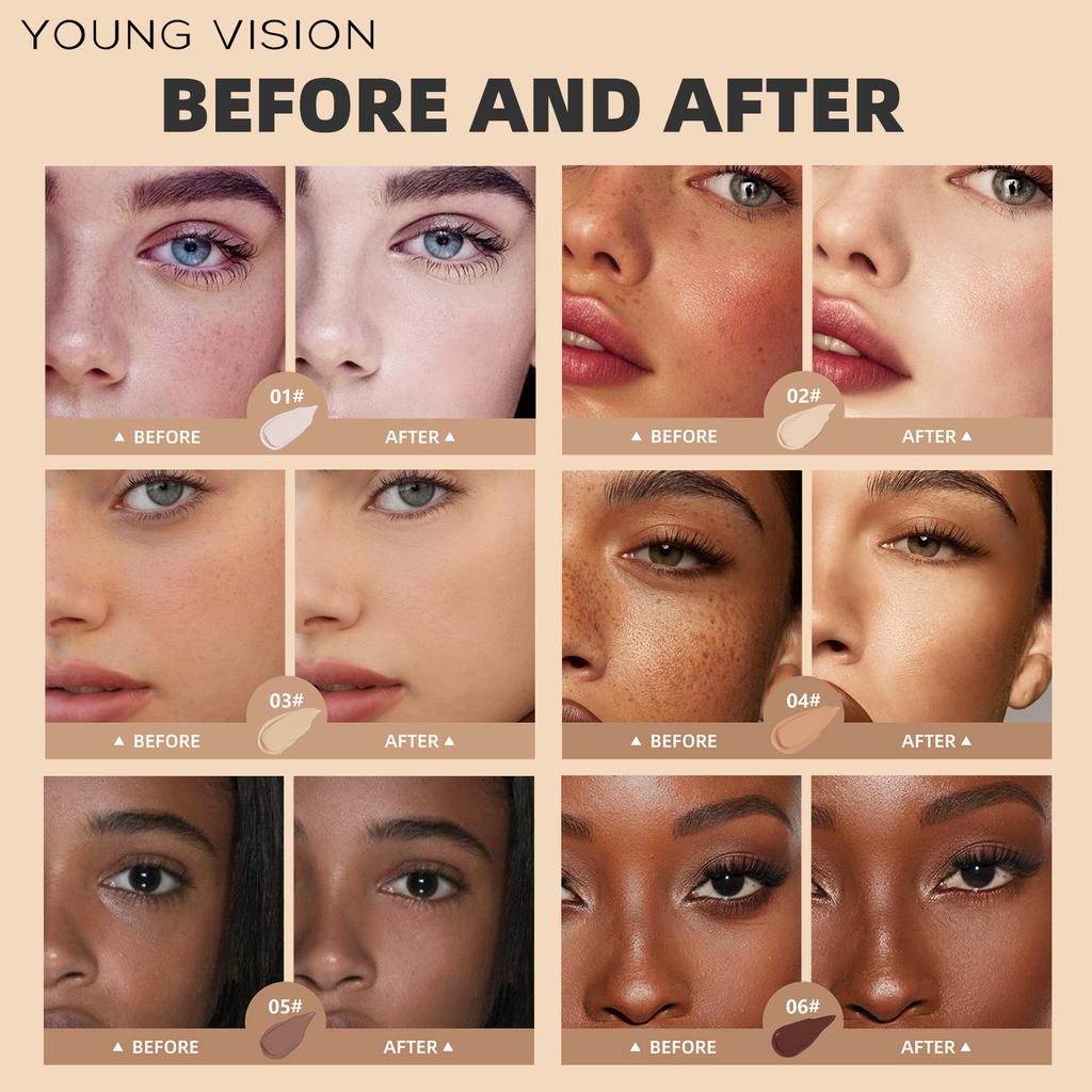 YOUNG VISION Light, Breathable and Durable Face Brightening concealer/Contouring Concealer 5ml