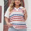 Independent research and development design European and American cross-border printed shirts 2024 spring and summer temperament commuting 