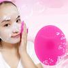 Manual Facial Cleaning Silicone Brush Washing Product Waterproof Sonic Vibration Face Cleaner Skin