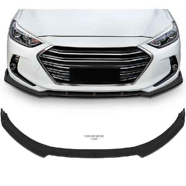 Накладка на нижнюю часть переднего бампера для Hyundai Elantra 2016-2018, передняя губа, сплиттер, внешний декоративный элемент автомобиля, аксессуары