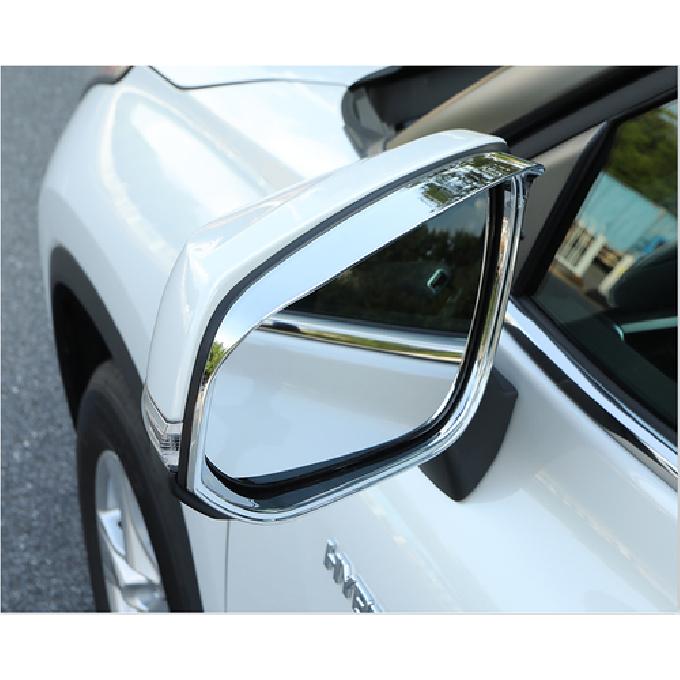 Fit For Toyota Sienna Chrome Side Mirror Rain Eyebrow Cover Trim