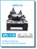 Friul Model Metal Movable Track Series Пластиковые детали для моделей 1/35 AMX-30 ATL-115