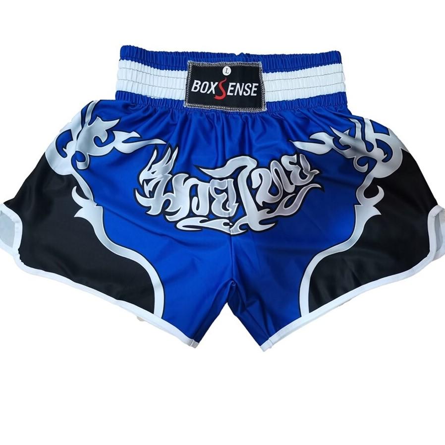 Muaythai Shorts Boxing MMA Adult Kids Light Breathable Boxing Trunks Man Woman Printing Grappling Sanda MMA Shorts