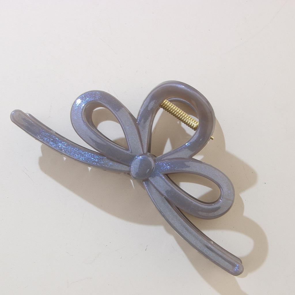 High-end Bow Large Size Hair Clip for Women's Back of Head Bun Hair Clip Shark Clip Hair Accessories Hairpin