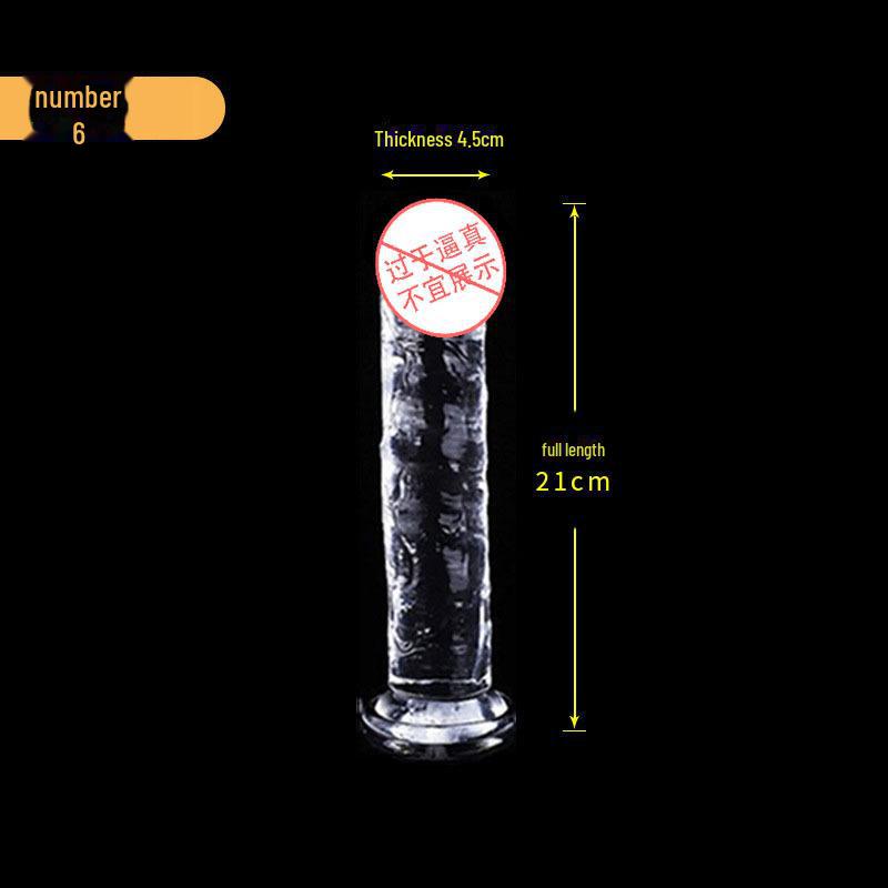 Yongai Прозрачный Кристалл Дилдо - Реалистичная Взрослая Секс Игрушка Для Женщин