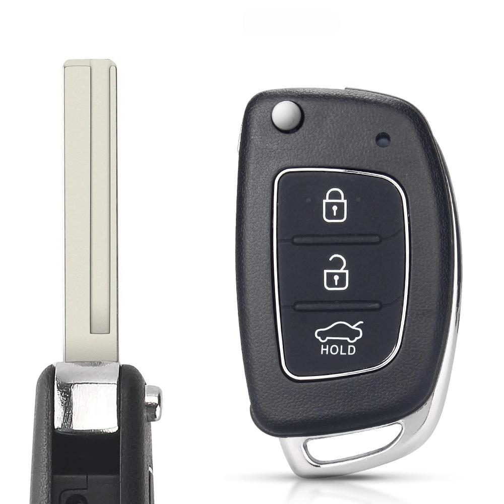3/4 кнопки откидной складной чехол для автомобильного дистанционного ключа для HYUN.DAI Mistra Santa Fe Sonata Tucson Accent I30 I40 I45