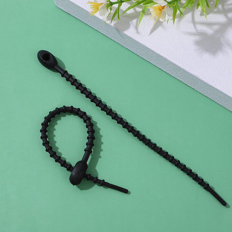 Самоблокирующийся силиконовый кабельный хомут - мультяшный брелок для ключей своими руками, многоразовый зажим