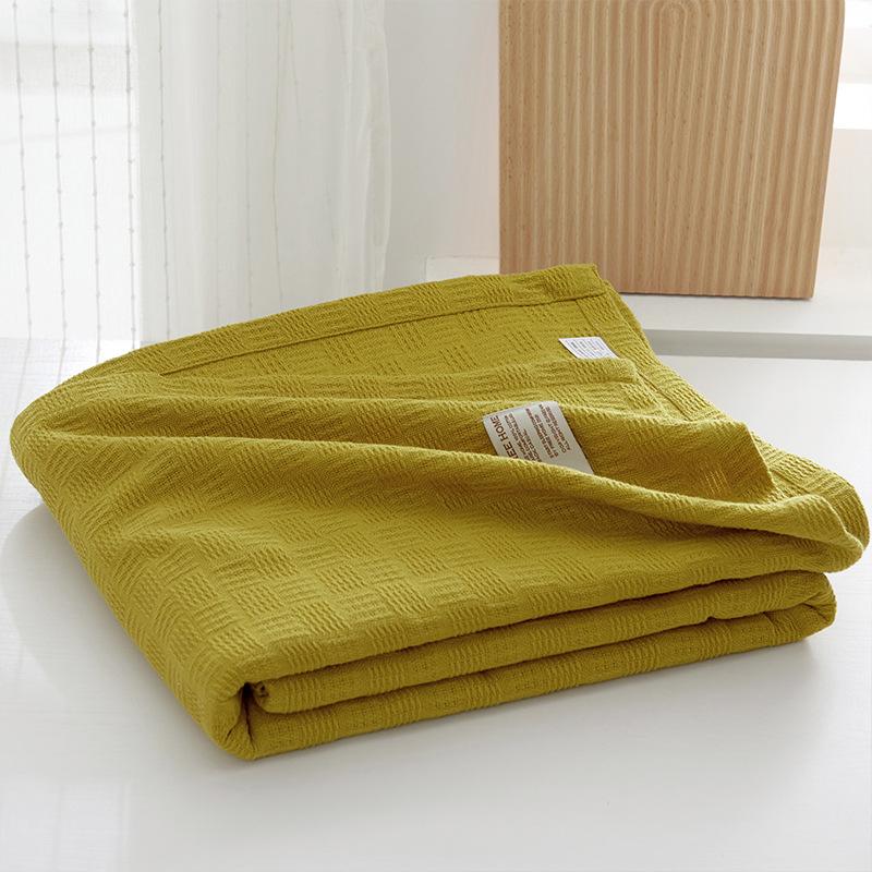 Постельное белье из 100% хлопка, обычное одеяло, одеяло, полностью хлопок, однотонное летнее одеяло, марля, одеяло, одеяло