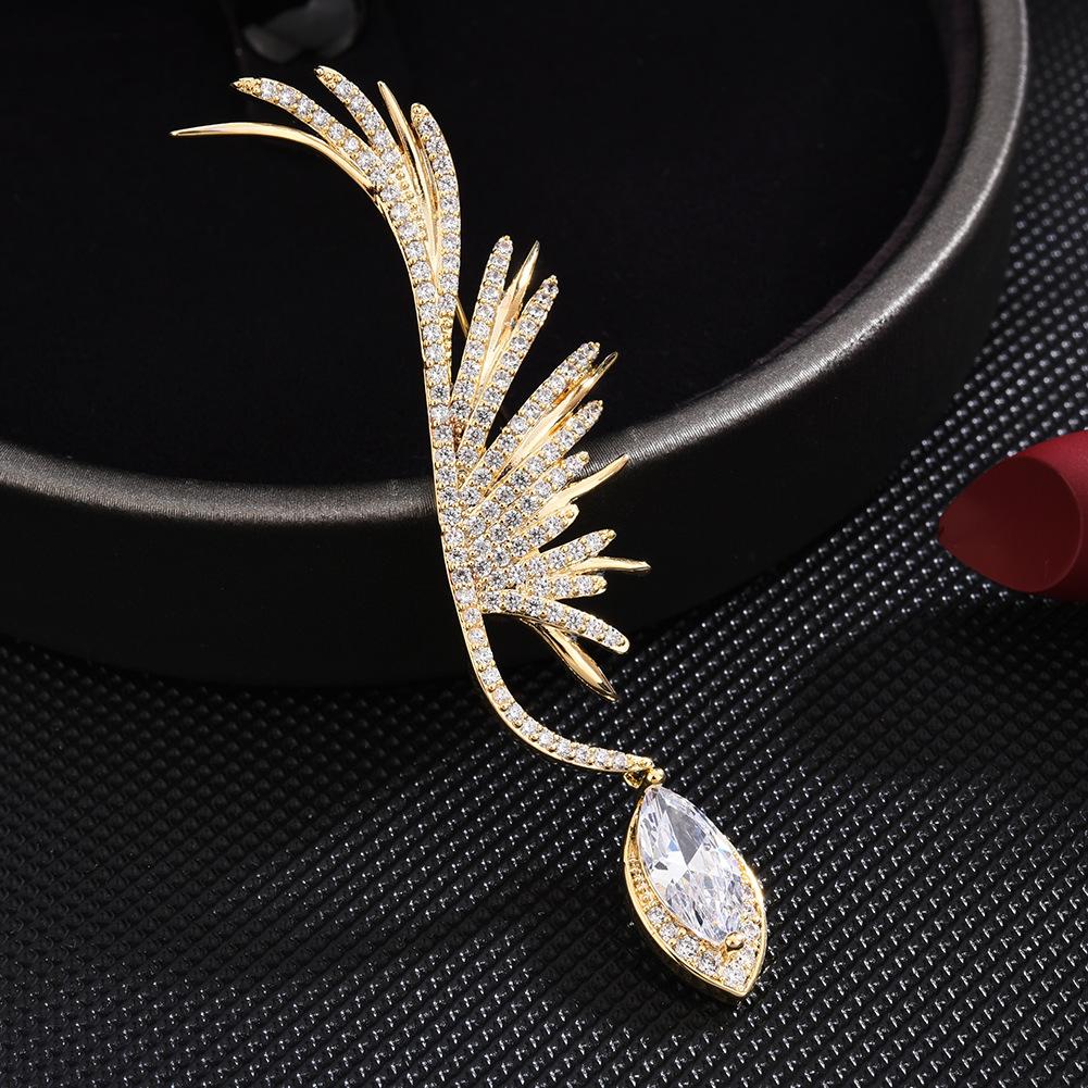 Senior Brooches Flower Leaf Brooch Pins for Women Suit Pendant Fashion Brooches Jewelry
