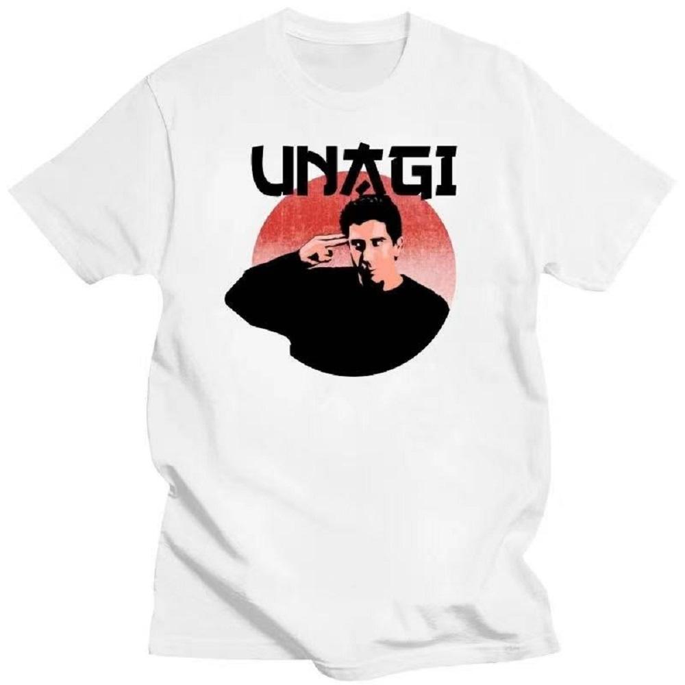 Harajuku Unagi Dojo Ross From Friends Tv Print Aesthetic Unisex Women Tops Hight Quality Cotton Funny Summer TShirt 80164
