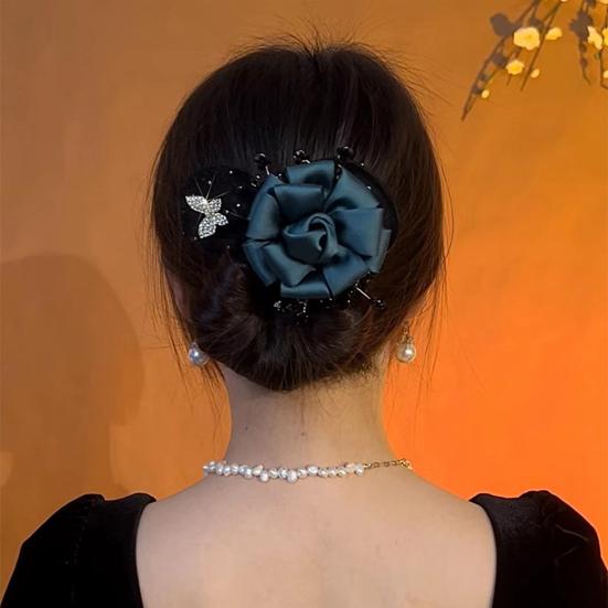 Машинка для завивки волос с цветочным рисунком, ленивые бигуди для волос, ловкая булочка, твистер, длинные волосы, легкий и быстрый инструмент для скручивания волос, аксессуары для женщин и девочек