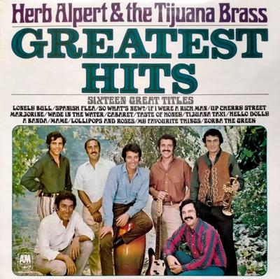 LP-пластинка HERB ALPERT & THE TIJUANA BRASS - Лучшие хиты (Шестнадцать отличных названий AMLS980 A&M Records 1970 UK Латинский Б/У