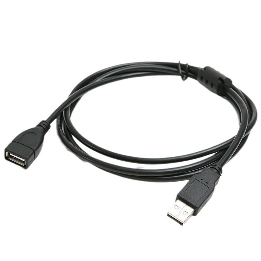 Удлинительный кабель USB 2.0 для передачи данных и зарядки с разъемом «папа-мама»
