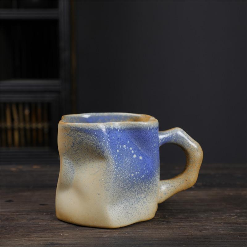 Special-Shaped Creative Ceramic Cup Supply Household Cup Kiln Change Water Cup High Value Coffee Cup