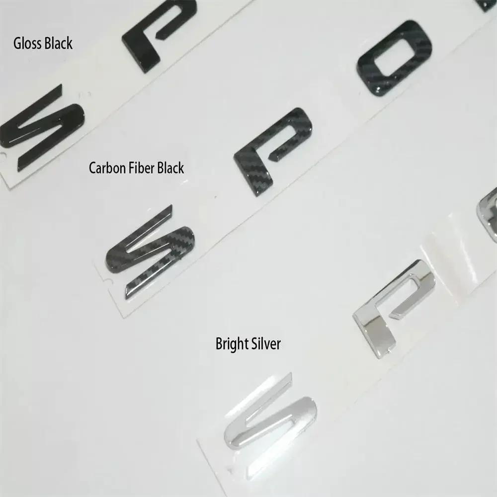 Suitable for Kia Smart Sportage Sorento SPORTAGE English logo modified body sticker rear cover trunk label tclvr60