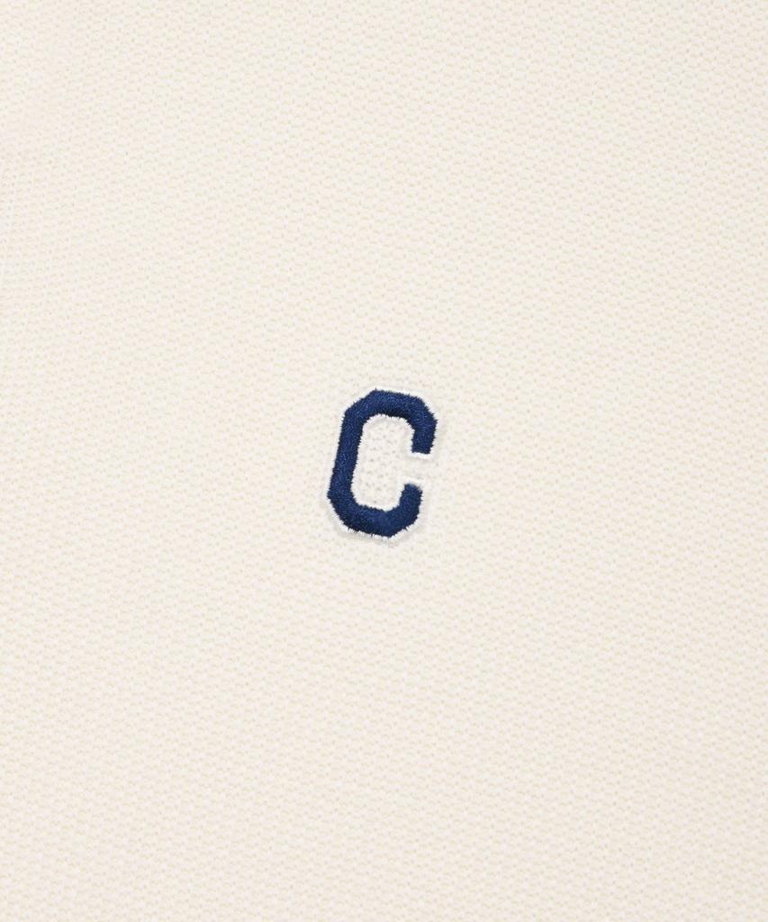 COVERNAT C Logo Collar Half Knit Ivory