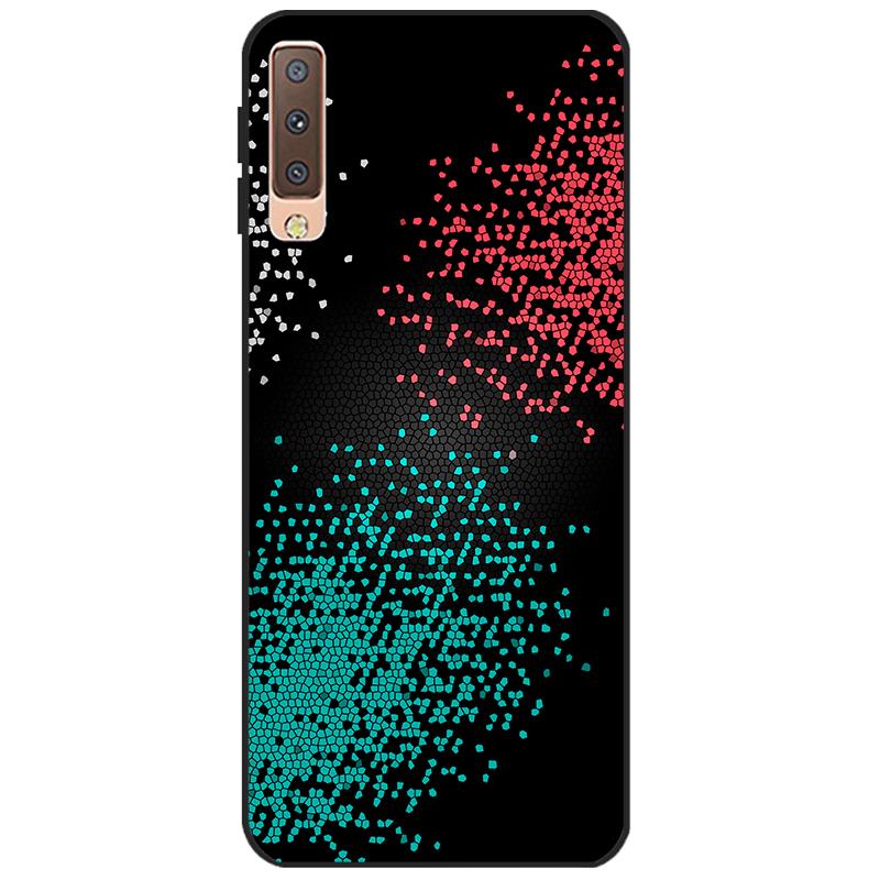Чехлы для Samsung Galaxy A7 2018, силиконовый цветной чехол для телефона, чехол для Samsung A7 2018 A750 A750F, защитный корпус 6,0 дюймов